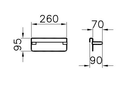 Держатель туалетной бумаги Vitra D-Light 58165