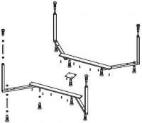 Ножки для акриловой ванны Riho Colorado POOTSET14