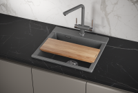 Мойка для кухни Granula Estetica 5201 графит, 52х50 см, прямоугольная