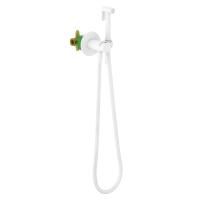 Смеситель встроенный с гигиеническим душем Timo Saona 2338/16SM белый матовый
