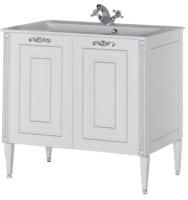 Тумба под раковину Aquanet Паола 90 белый/серебро