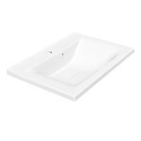 Раковина Vincea VCB-3M650W из искусственного камня, цвет белый