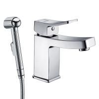 Смеситель для умывальника с гигиенической лейкой WasserKRAFT Aller 1068