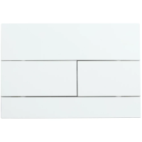 Кнопка смыва Veconi FLUSH V7, FLV7-W, 240х162х10, пластик, белый глянец