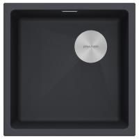 Мойка LUMI 45UNI-SKEW, IT-GRANIT, LU45SK-AN, антрацит, 455х440, Paulmark