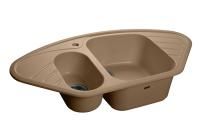 Кухонная мойка GranFest CORNER C-960E топаз