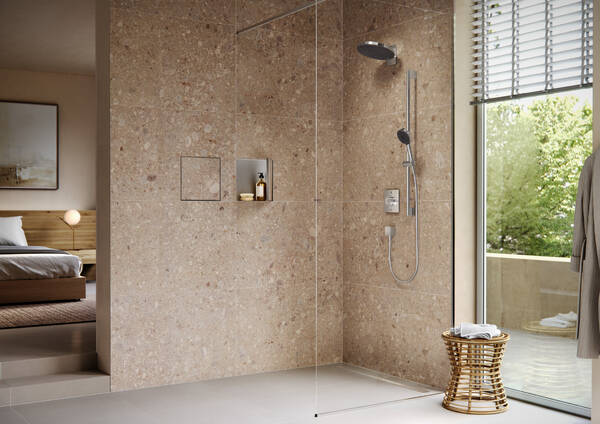 Термостат для скрытой установки Hansgrohe ShowerSelect Comfort S. 15572000. хром 15572000