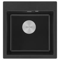 Мойка KANTE 50, IT-GRANIT, PM105152-BL, черный гранит, 510х520, Paulmark