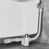 Сифон для ванны RoxenBath R70C-CH Click-Clack с функцией верхней очистки