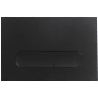 Кнопка смыва Veconi FLUSH V3, FLV3-B, 240х162х9, пластик, черный матовый