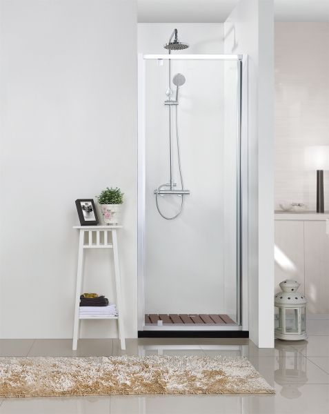 Душевая дверь BRAVAT Line в нишу одна распашная дверь 1000x2000 BD100.4111A