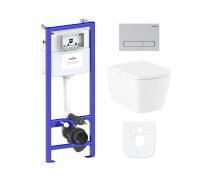 Комплект инсталляции и унитаза 6 в 1 Lavinia Boho Relfix Aveo Rimless 77040123