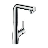 Hansgrohe Talis S Смеситель для раковины однорычажный 210 со сливным гарнитуром поворотный излив 120° хром 72105000