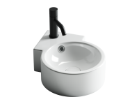 Умывальник Ceramicanova подвесной угловой Element 310x430x125мм