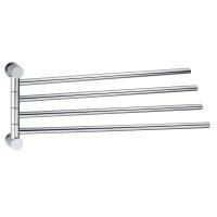 Держатель полотенец четверной WasserKRAFT  K-1034PB