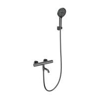 Смеситель для ванны с душем и термостатом WONZON & WOGHAND, Темный графит (WW-B3013-A1-BGG)