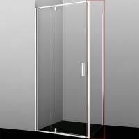 Душевая стенка WasserKRAFT Neime 19P03-RP90/Rhin 44S03-RP90 90 19P03-RP90/44S03-RP90