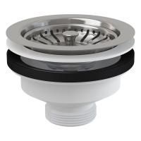 Водослив сифона для мойки Alcaplast 6/4" с нержавеющей peшeткой Ø115, A37