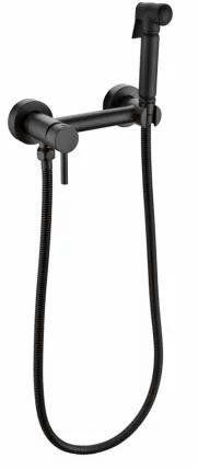 Смеситель с гигиеническим душем Grocenberg GB103N Черный матовый