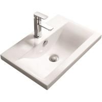 Раковина керамическая (врезная сверху)  SantiLine SL-2101 (50)