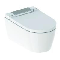 Унитаз-биде подвесной Geberit AquaClean Sela 146.224.21.1 панель хром