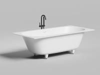 Ванна встраиваемая Salini ORNELLA AXIS KIT 190x90, S-Sense, глянцевый белый 103512G
