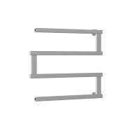 Полотенцесушитель водяной Stinox Optima 600x500, боковое подключение, хром, 1/2" ВР (внутренняя резьба), 4 перекладины