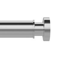 Карниз для ванной комнаты IDDIS 110-200 см глянцевый хром 030A200I14