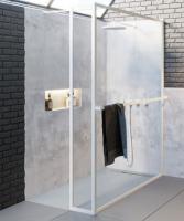 Душевая перегородка Riho Lucid GD402 90 GD409W030 белый матовый