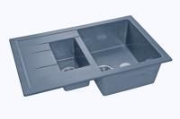 Кухонная мойка GranFest QUADRO Q-775KL графит