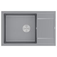 Мойка FLUGEN 60, IT-GRANIT, PM317850-GRM, серый металлик, 780х500 мм, Paulmark