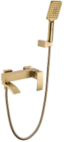 Смеситель для ванны с ручным душем Grocenberg GB8007 Золото матовый