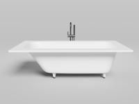Ванна встраиваемая Salini ORLANDA KIT PLUS 190x100, S-Sense, глянцевый белый 102114G