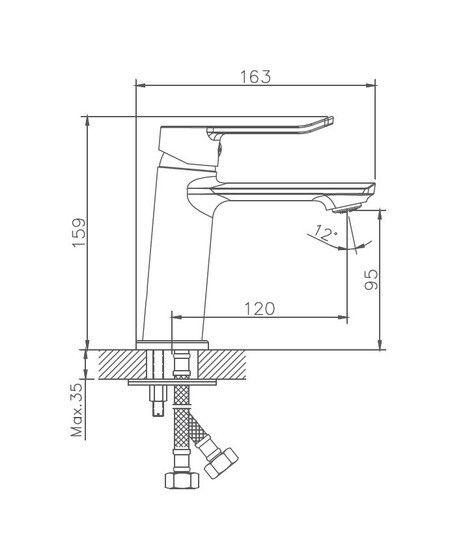 Смеситель для раковины Haiba HB10556