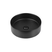 Раковина керамическая Vincea VBS-216MB, 400*400*120, накладная, цвет матовый черный