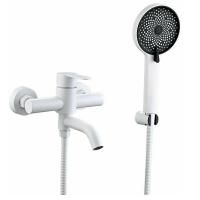 Смеситель для ванны Fmark FS8206W, белый