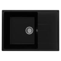 Кухонная мойка Ulgran Quartz Prima 700-07, уголь