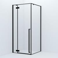 Душевое ограждение IDDIS Slide черный алюминиевый профиль SLI6BS0i23