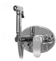Смеситель встраиваемый с гигиеническим душем Grocenberg GB003 Хром