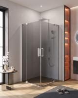 Душевой уголок CEZARES SLIDER-A-2-90/100-GRIGIO-Cr