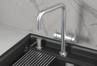 Смеситель для кухни Granula Kitchen Space 8275 нержавеющая сталь, подключение к фильтру