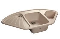 Кухонная мойка GranFest CORNER C-1040E белый