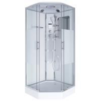 Душевая кабина Niagara Ultra NG-306-01 90х90х220, низкий поддон 16 см, стекло прозрачное с матовой полосой