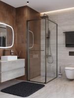 Душевой уголок CEZARES LUX-AH-FS-1-80/90-C-GM