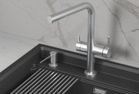 Смеситель для кухни Granula Kitchen Space 8276 нержавеющая сталь, подключение к фильтру