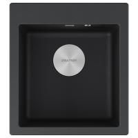 Мойка KANTE 45, IT-GRANIT, PM104651-BL, черный гранит, 460х510 мм, Paulmark