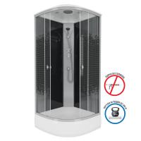 Душевая кабина Niagara Eco E100/26/BLACK (100х100х215)