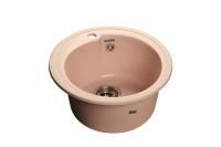 Кухонная мойка GranFest RONDO R-450 светло-розовый