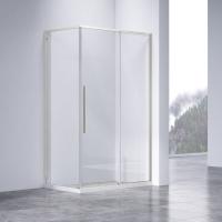 Душевой уголок Слим-Н (Slim-N) VSR-4SN8014CLBN, 1400*800, брашированный никель, стекло прозрачное
