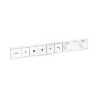 Hansgrohe RainSelect Термостат для душа скрытого монтажа с 5 кнопками хром-белый матовый 15384700